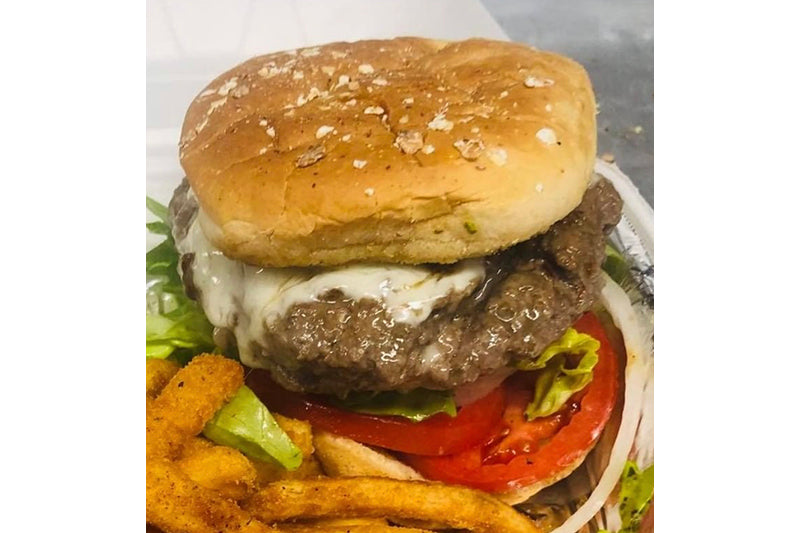 Chef Meagan Entree Juicy Lucy Burger w/Truffle Potatoes