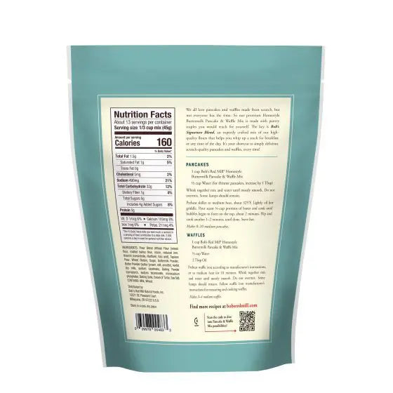 Bob's Red Mill Instant Pancake Mix Homestyle Buttermilk