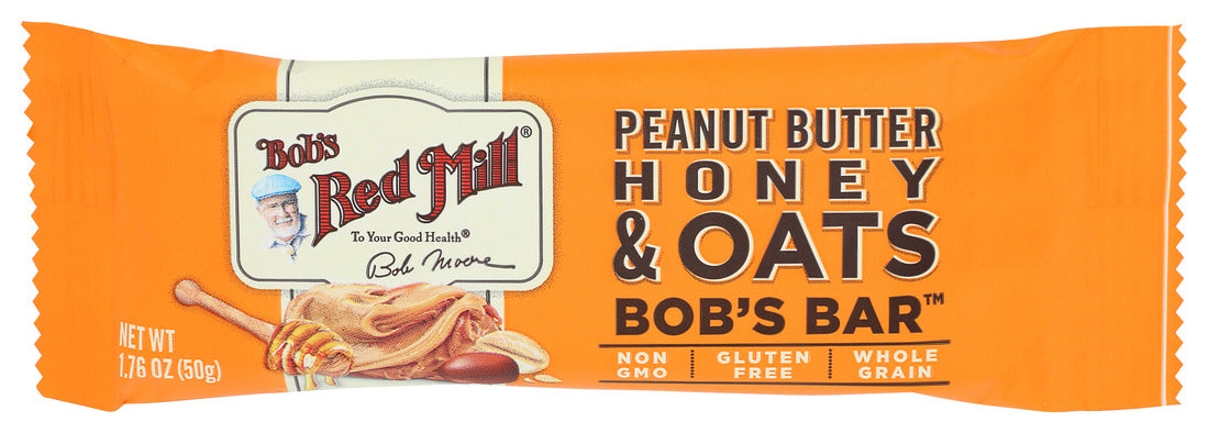 Bob's Red Mill Oats Bar Peanut Butter and Honey