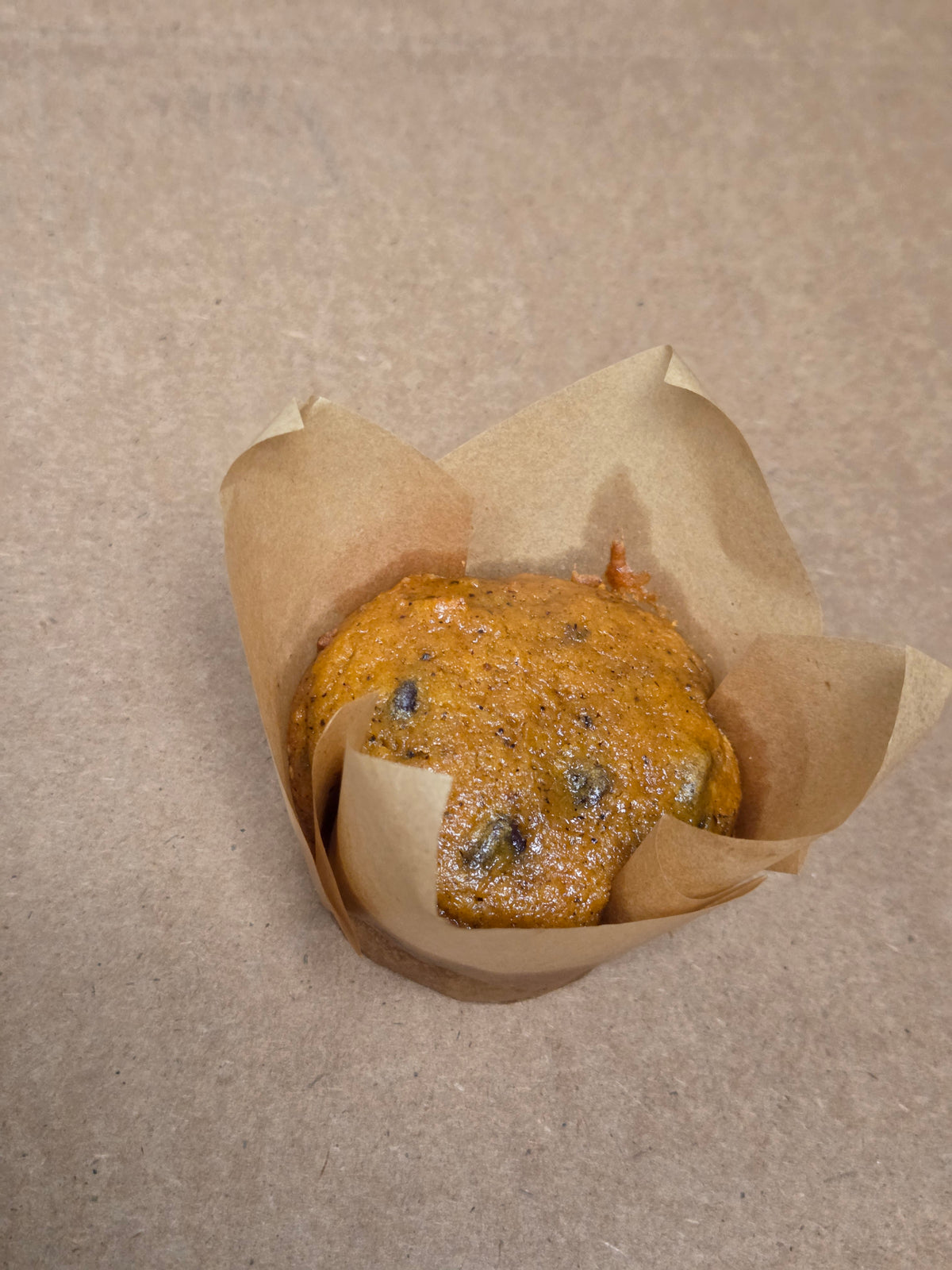 Nourished Roots Bakery Pumpkin Chocolate Chip Muffins
