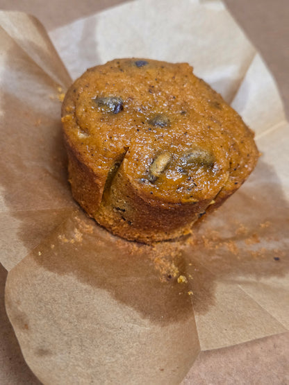 Nourished Roots Bakery Pumpkin Chocolate Chip Muffins