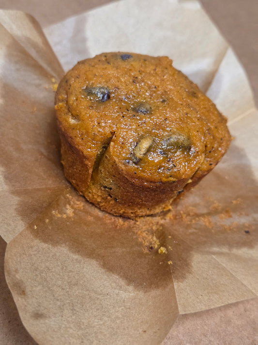 Nourished Roots Bakery Pumpkin Chocolate Chip Muffins
