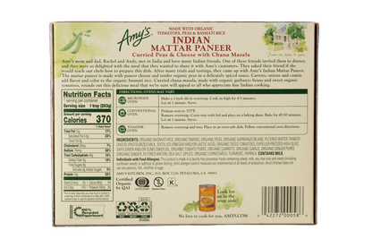 Amy's Kitchen Indian Mattar Paneer