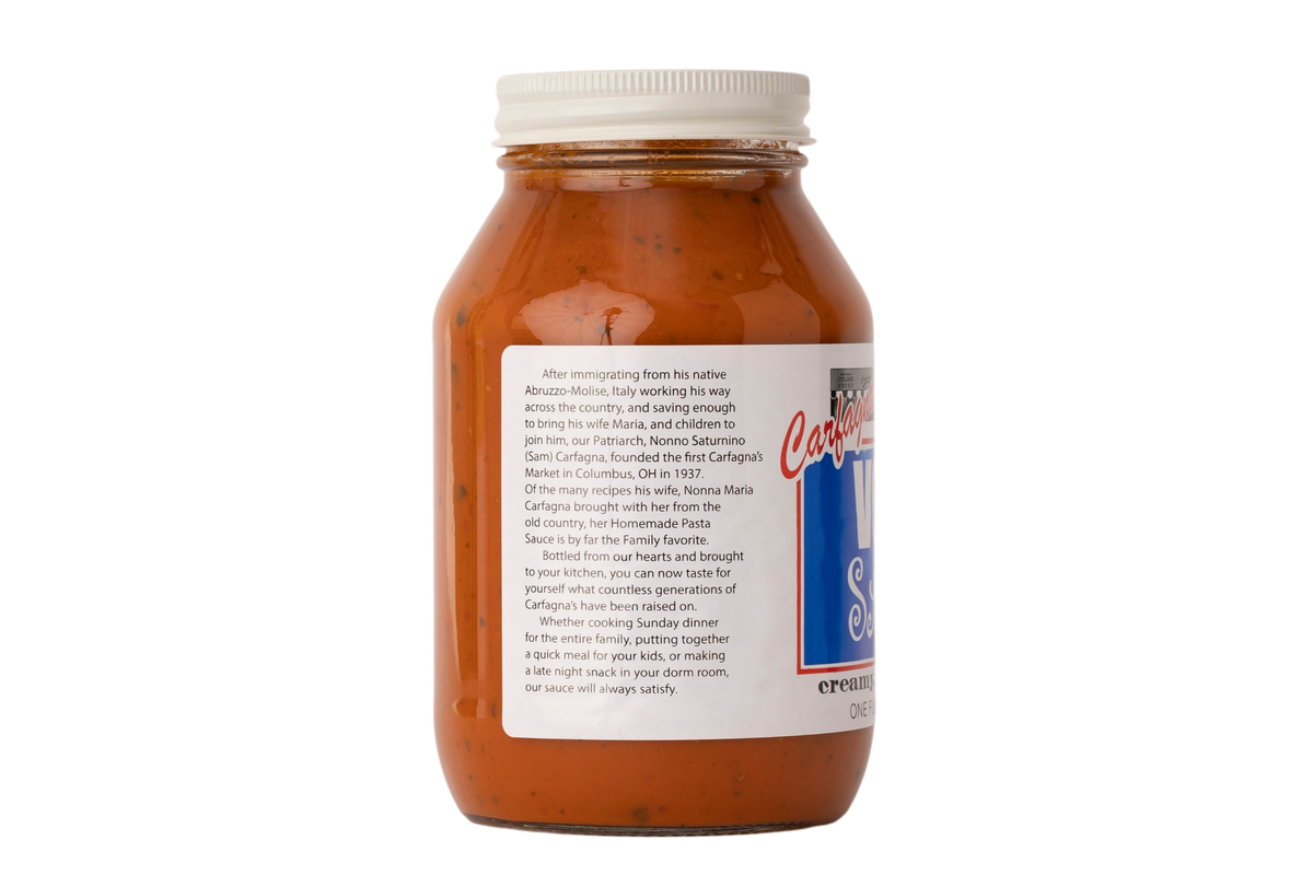 Carfagna's Creamy Vodka Sauce