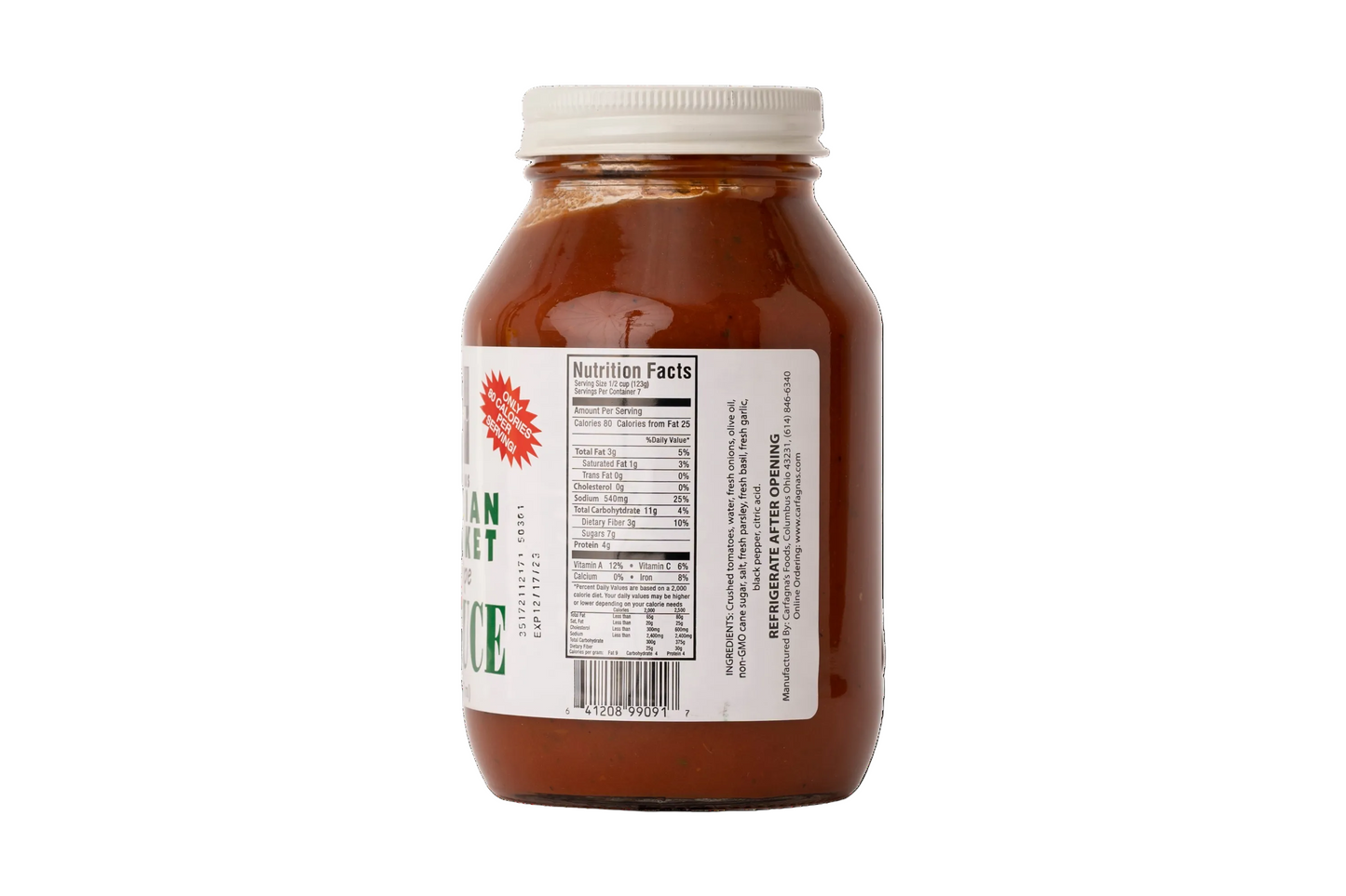 Carfagna's Original Pasta Sauce