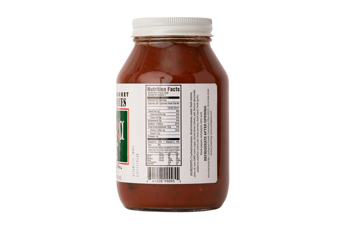 Carfagna's Pootaneska Pasta Sauce