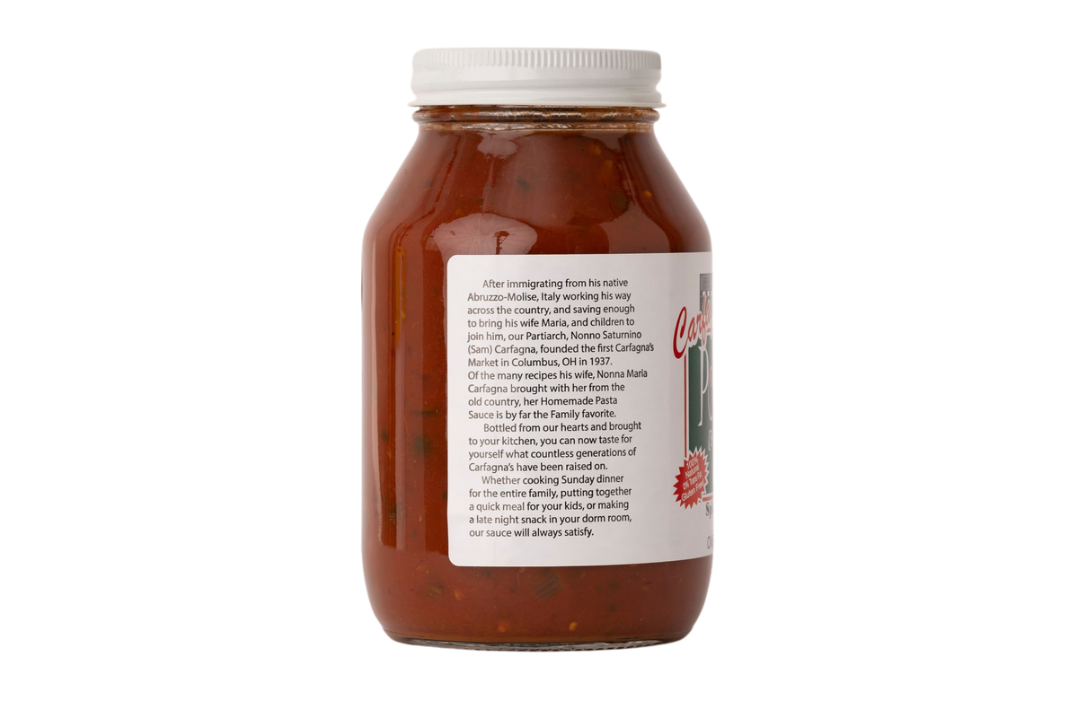 Carfagna's Pootaneska Pasta Sauce