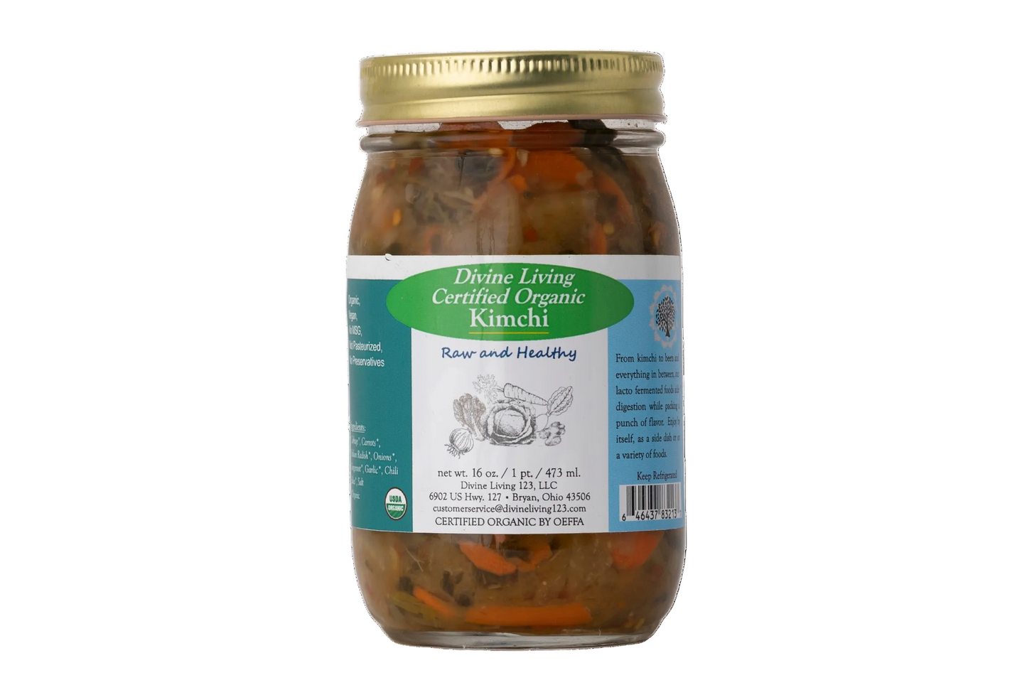 Divine Living Fermented Kimchi