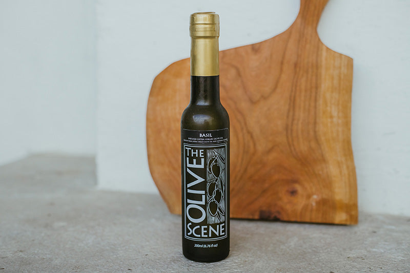 The Olive Scene Extra Virgin Olive Oil Infused Basil