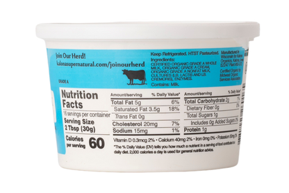 Kalona SuperNatural Organic Sour Cream