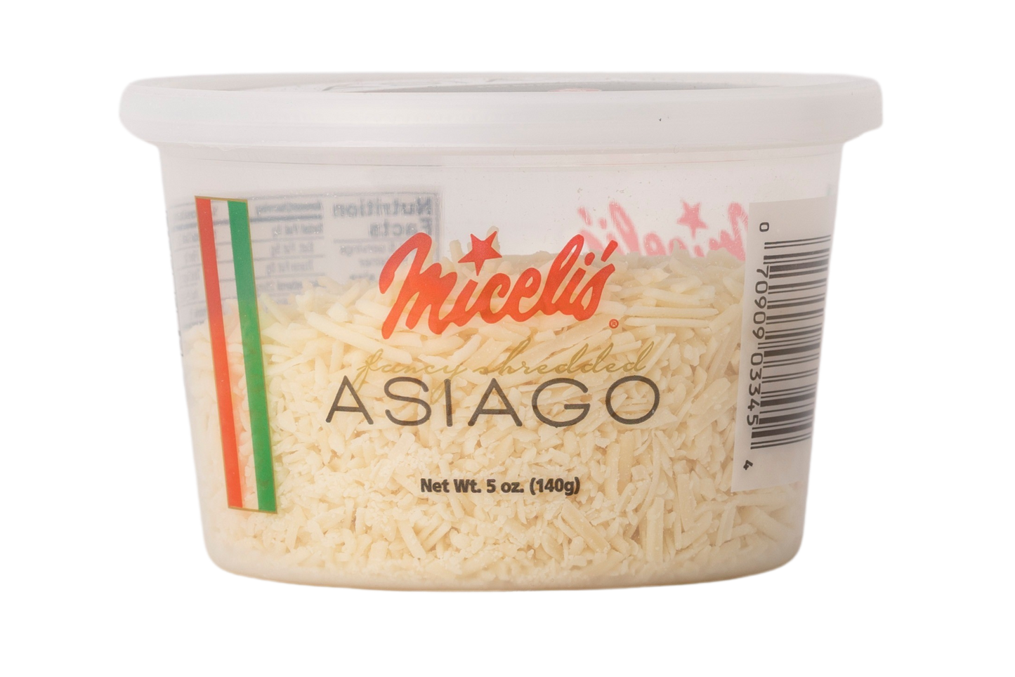 Miceli's Dairy Cheese Fancy Shredded Asiago