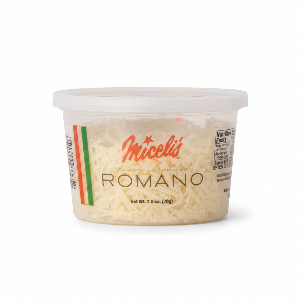 Miceli's Dairy Cheese Fancy Shredded Romano