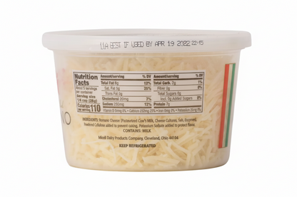 Miceli's Dairy Cheese Fancy Shredded Romano