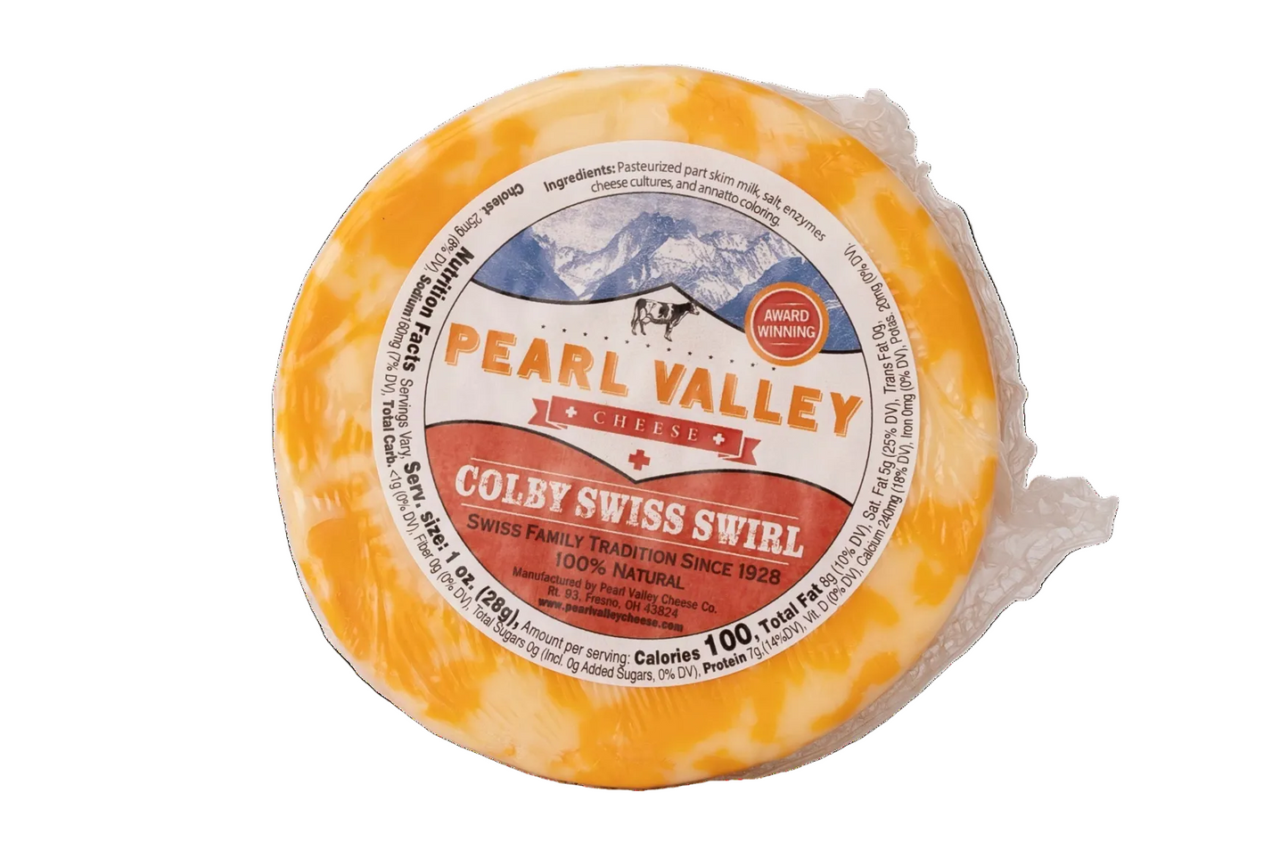 Pearl Valley Colby Swiss Swirl Cheese