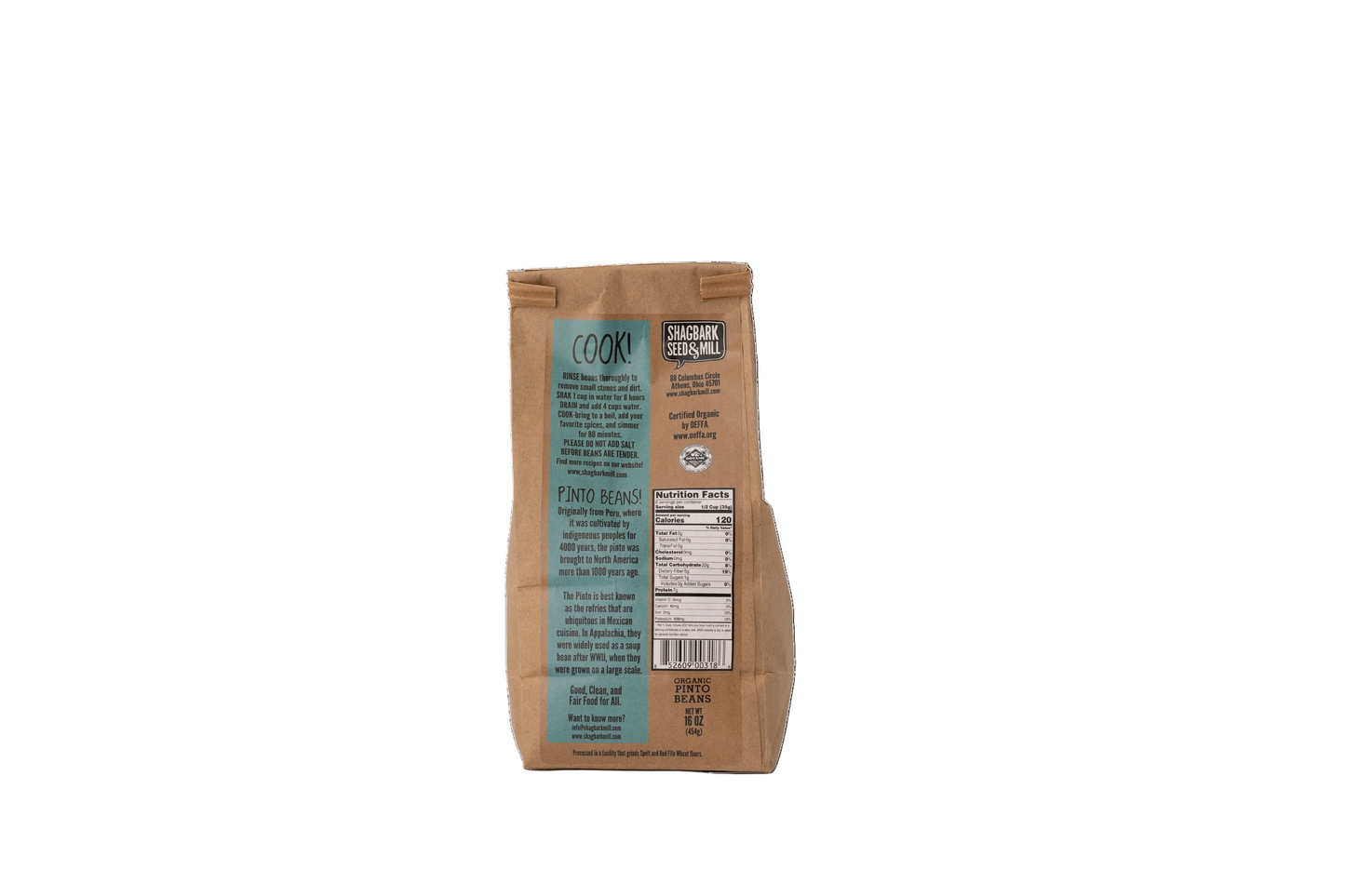 Shagbark Organic Pinto Beans