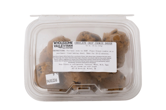 Wholesome Valley Frozen Cookie Dough Chocolate Chip