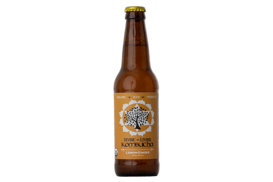 Divine Living Kombucha Lemon Ginger