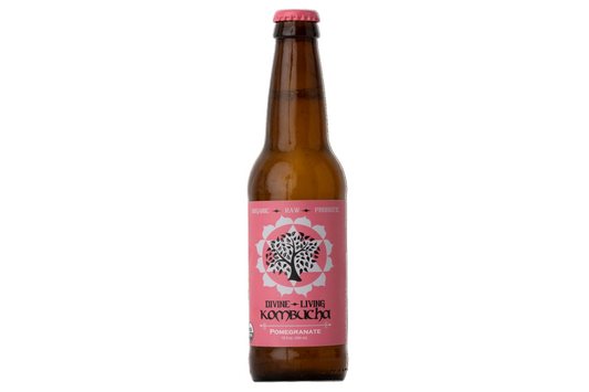 Divine Living Kombucha Pomegranate