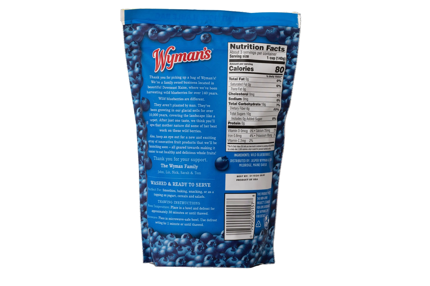Wyman's of Maine Wild Blueberries