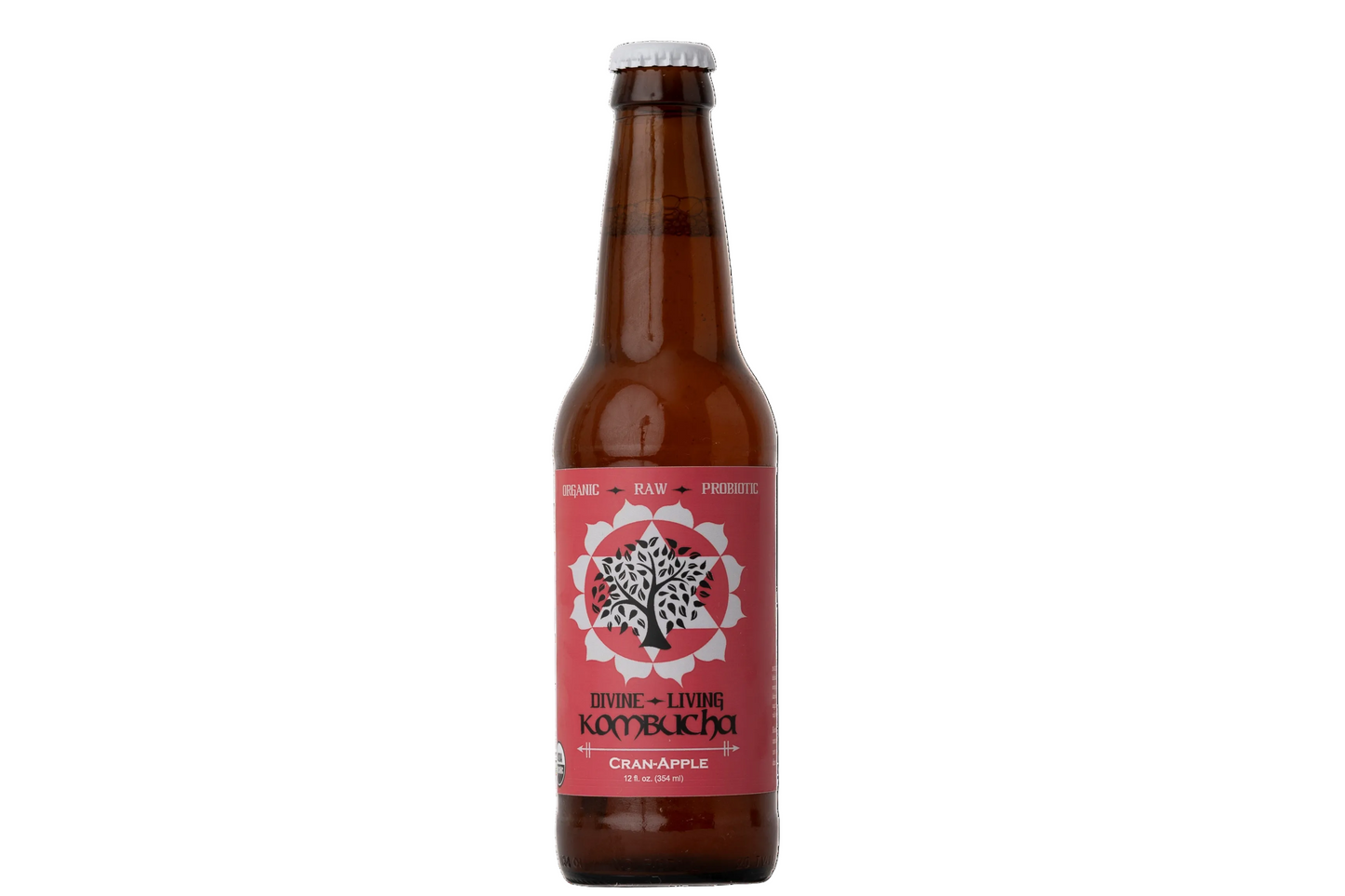 Divine Living Kombucha Cranberry Apple