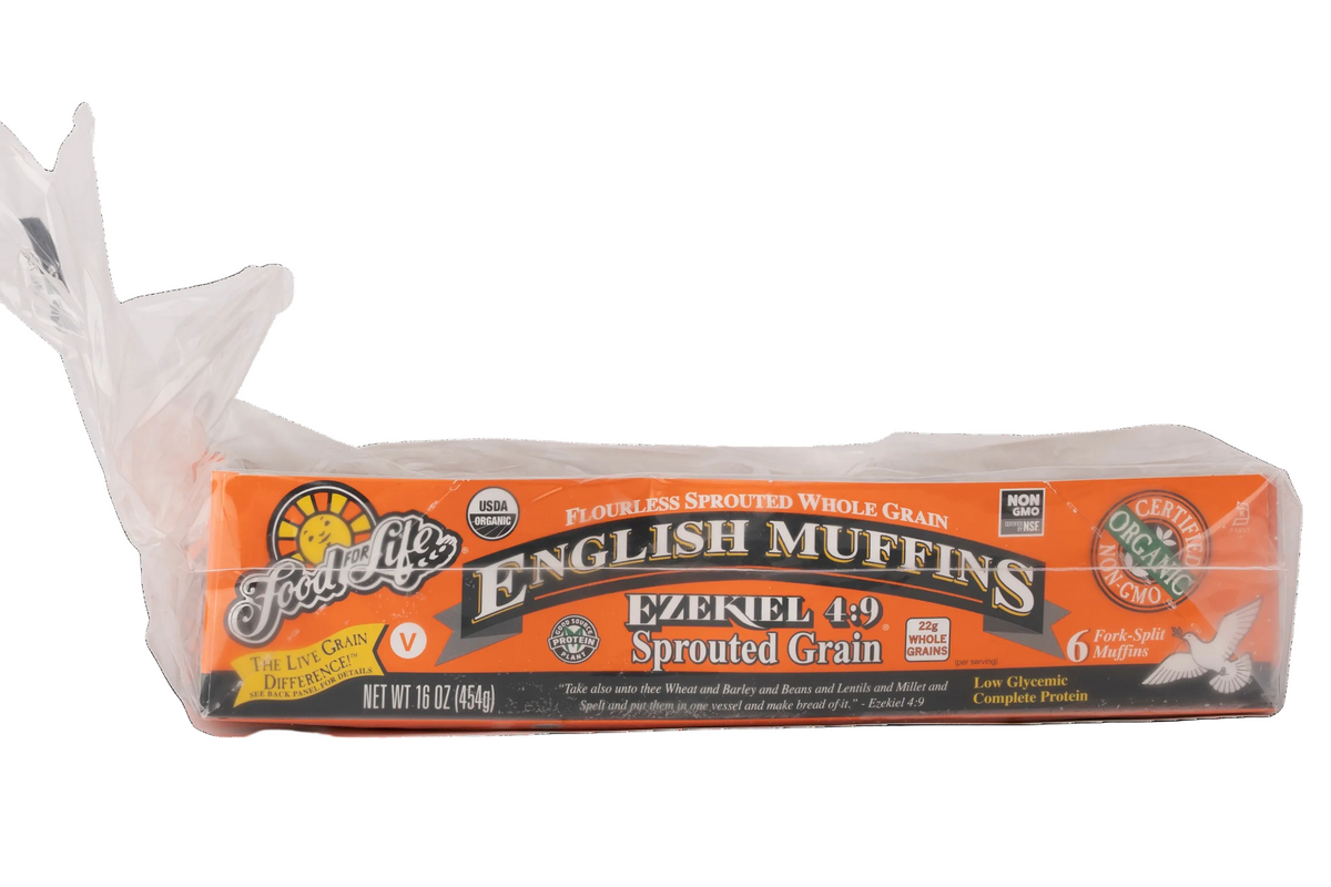 Food For Life Ezekiel 4:9 English Muffin