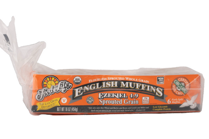 Food For Life Ezekiel 4:9 English Muffin