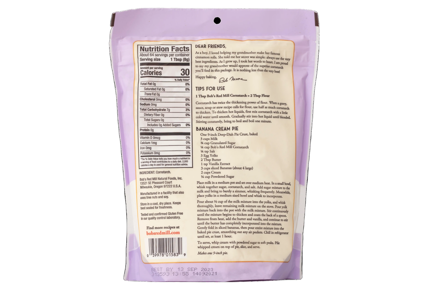 Bob's Red Mill Cornstarch