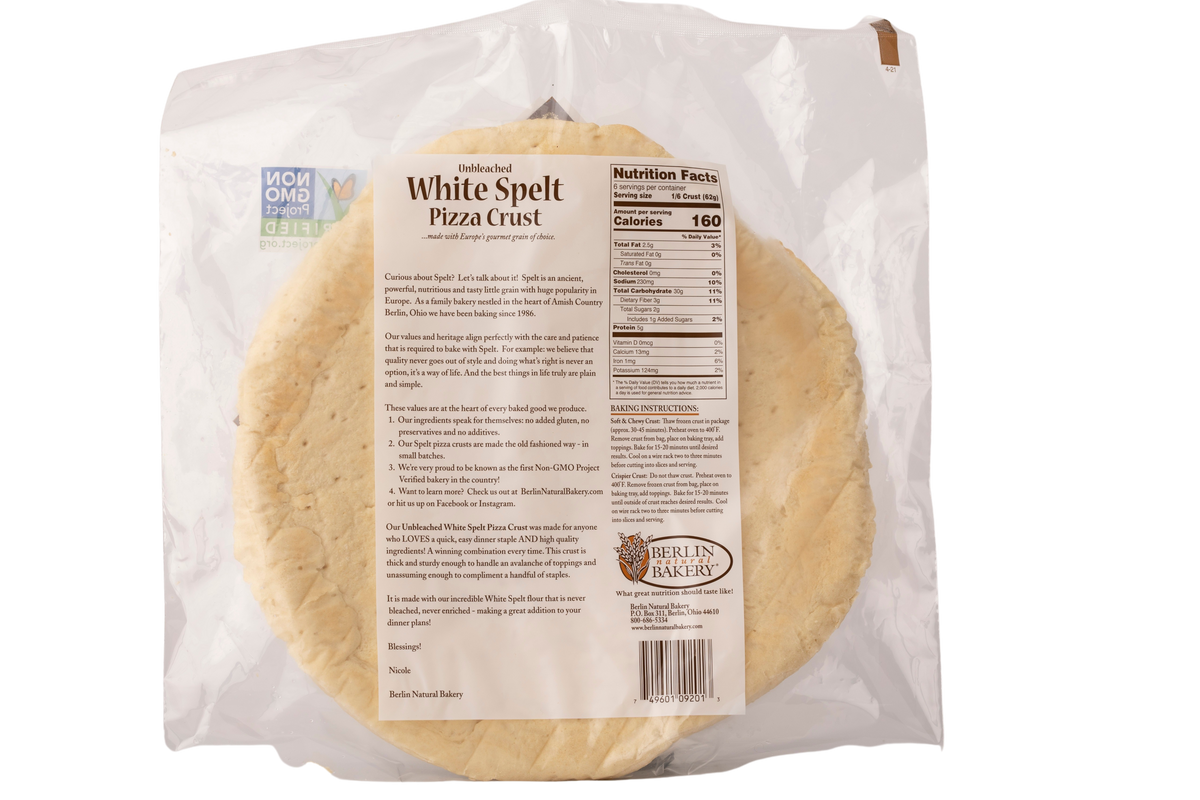 Berlin Natural Pizza Crust White Spelt