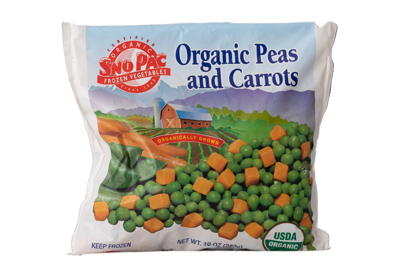 Sno Pac Organic Peas & Carrots