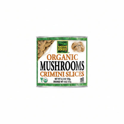 Native Forest Canned Mushrooms Crimini Slices