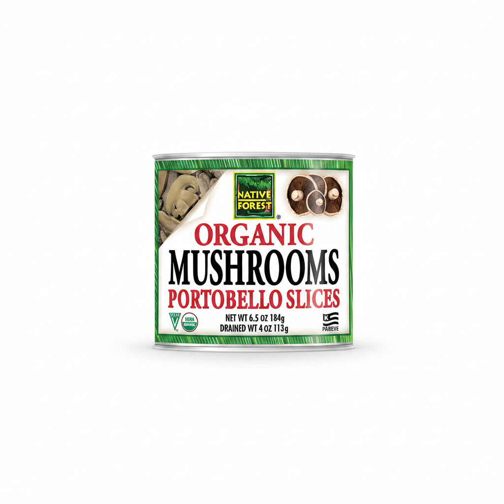 Native Forest Canned Mushrooms Portobello Slices 4 oz