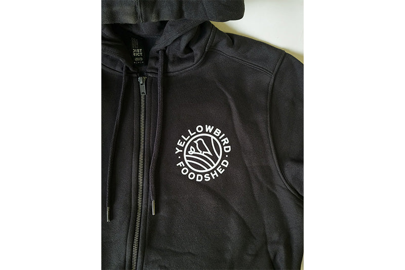 Yellowbird Full-Zip Fleece Hoodie Jet Black