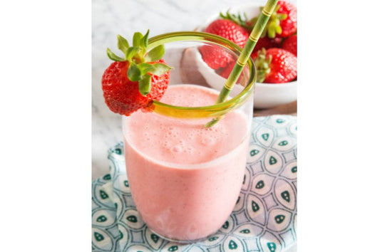 Chef Meagan Side Strawberry Vanilla Yogurt Drink