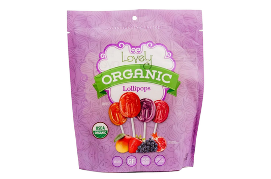 Lovely Candy Co Organic Lollipops
