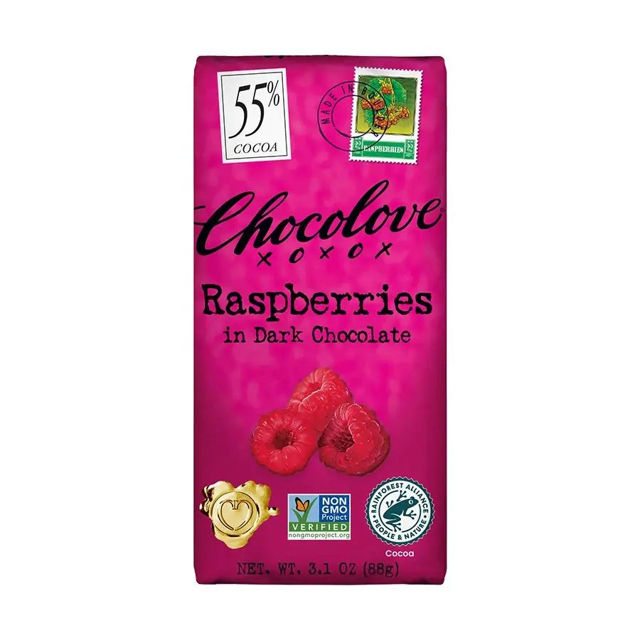 Chocolove Raspberries in Dark Chocolate