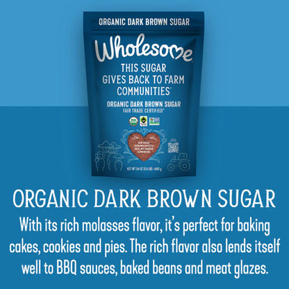 Wholesome Sweeteners Organic Fair Trade Dark Brown Sugar