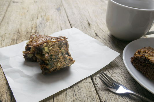 Chef Meagan Side Banana and Dark Chocolate Oatmeal Bake