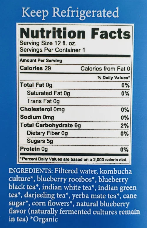 Divine Living Kombucha Blueberry