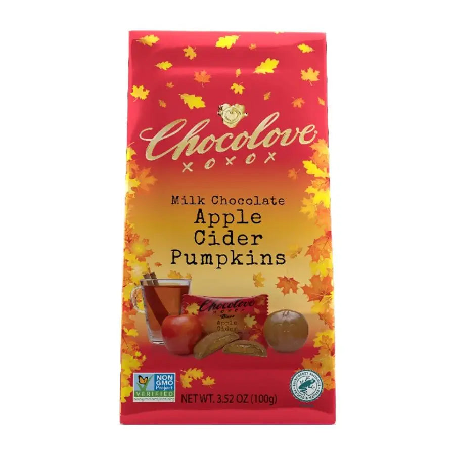 Chocolove Milk Chocolate Apple Cider Pumpkins