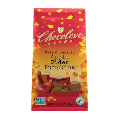 Chocolove Milk Chocolate Apple Cider Pumpkins
