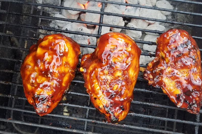 Chef Meagan Side Grilled  Peach Jalapeno BBQ