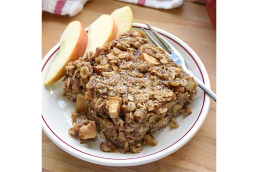 Chef Meagan Side Apple Butterscotch Oatmeal Bake