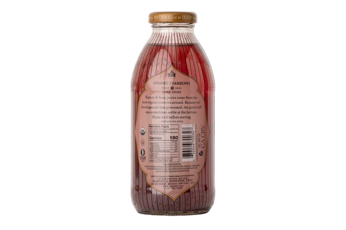 Harney & Sons Organic Cranberry Juice Drink