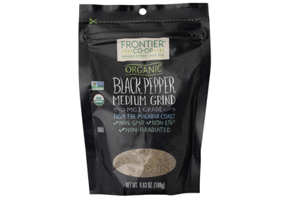 Frontier Co-op Organic Black Pepper Medium Grind