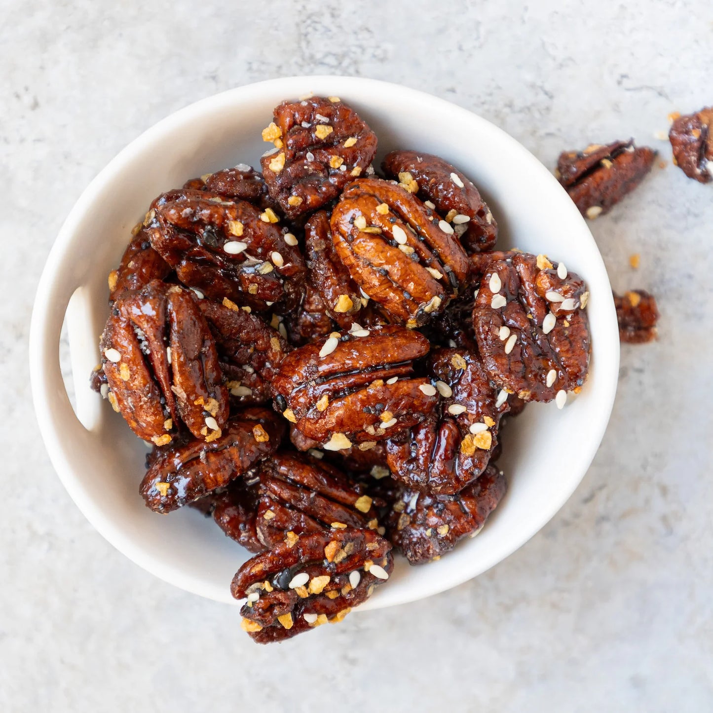 Fortune Favors Everything Candied Pecans