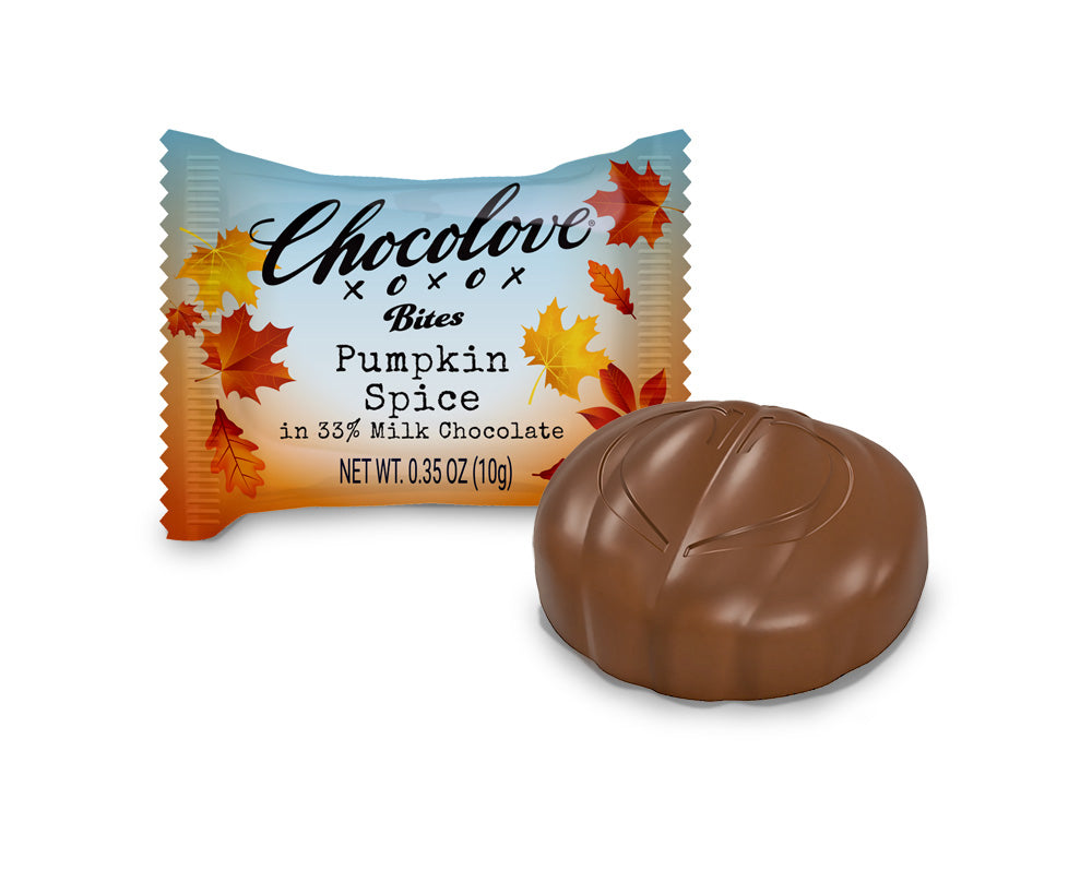 Chocolove Bites Milk Chocolate Pumpkin Spice Pumpkins