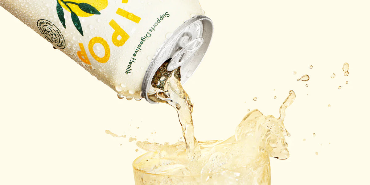 Olipop Sparkling Tonic Ginger Lemon