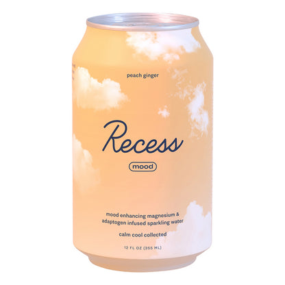Recess Mood Sparkling Water Peach Ginger