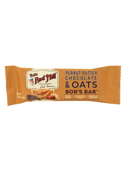 Bob's Red Mill Oats Bar Peanut Butter and Chocolate Bar Case