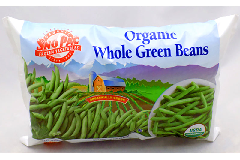 Sno Pac Organic Green Beans Whole